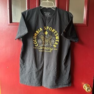 Columbia Black and Yellow Graphic Tee